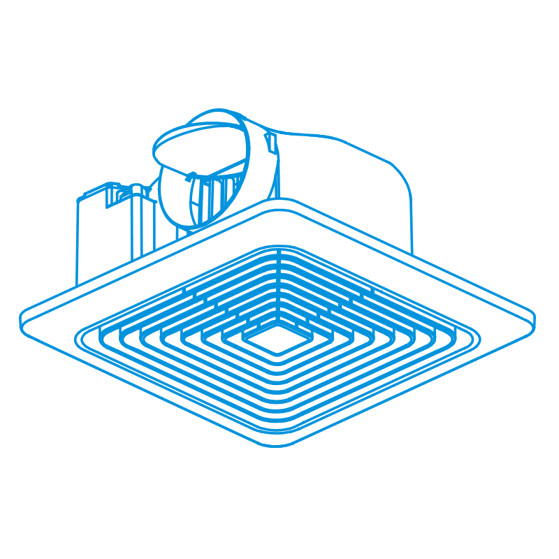 Ceiling Mounted Ventilating Fan